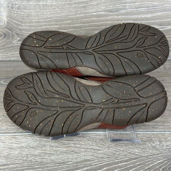 Teva Keelie Brown Leather Womens Sz 7.5 Thong Slip On T-Strap Flip Flop Sandals - Picture 8 of 15